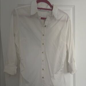 Classic White Button Down Shirt